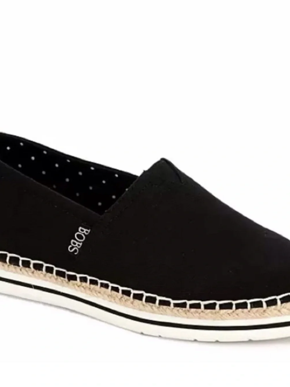 Skechers Black Slip-On Espadrille for Women Size 8.5
